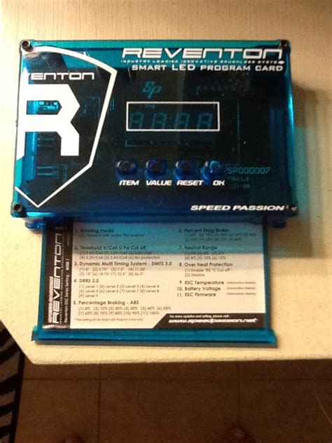 reventon smart lcd program card|SPEED PASSION REVENTON SERIES USER MANUAL Pdf .